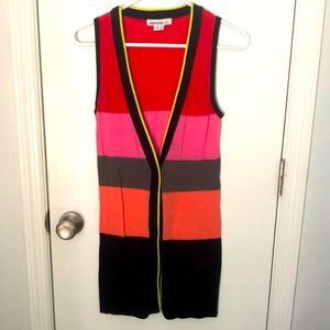 Kensie Coloblock Sweater Vest